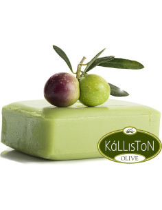 Exfoliante de Jabón de Oliva Griego Kalliston con Té Verde - 4 Unidades 2
