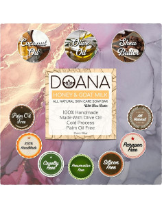 Jabón Vegano de Miel y Leche de Cabra Doana - 91g 2