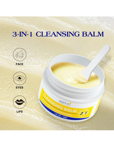 Bálsamo Limpiador 3 en 1 ASDToTio 40g - Desmaquillante Natural