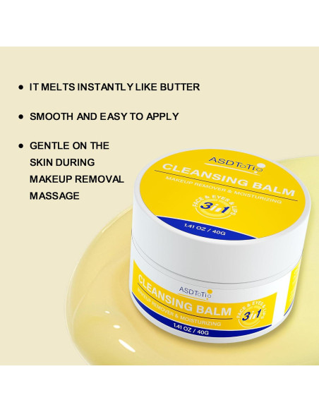 Bálsamo Limpiador 3 en 1 ASDToTio 40g - Desmaquillante Natural