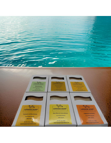 Caja de Regalo Jabones Naturales LePaige - 6 Jabones Hidratantes