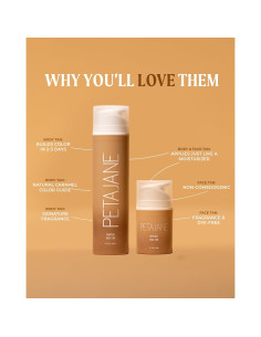 Loción Corporal Bronceadora Gradual Peta Jane 198.5 ml - Vegana 2