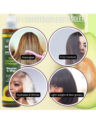 Acondicionador Desenredante 2 en 1 On Natural Aguacate 226g