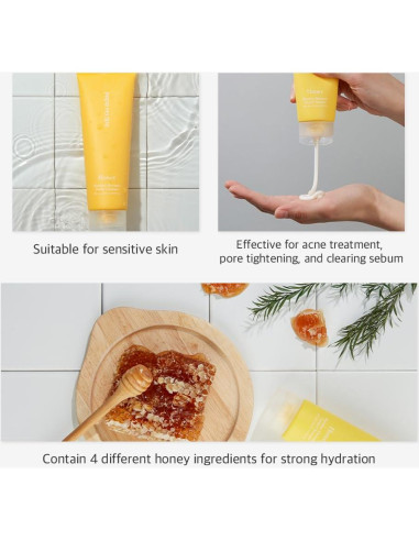 Limpiador Facial Hidratante Papa Recipe con Miel 159g