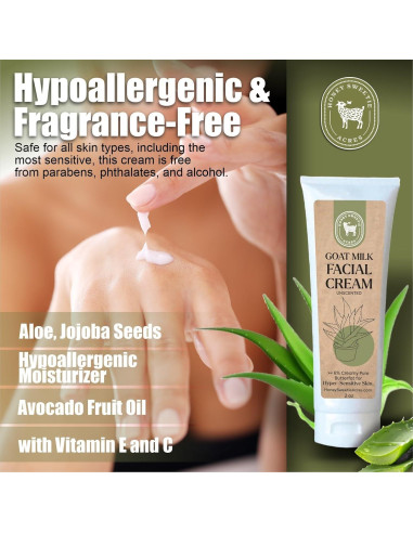 Crema Facial Hidratante Honey Sweetie Acres 56.7 g - Sin Fragancia