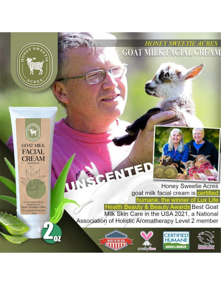 Crema Facial Hidratante Honey Sweetie Acres 56.7 g - Sin Fragancia