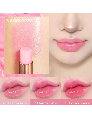 BINGBRUSH Pintalabios Hidratante Cambia de Color 6Pcs Set