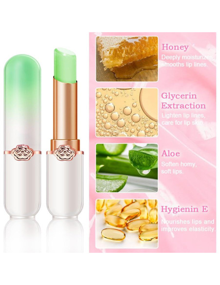 BINGBRUSH Pintalabios Hidratante Cambia de Color 6Pcs Set BINGBRUSH Pintalabios Hidratante Cambia de Color 6Pcs Set