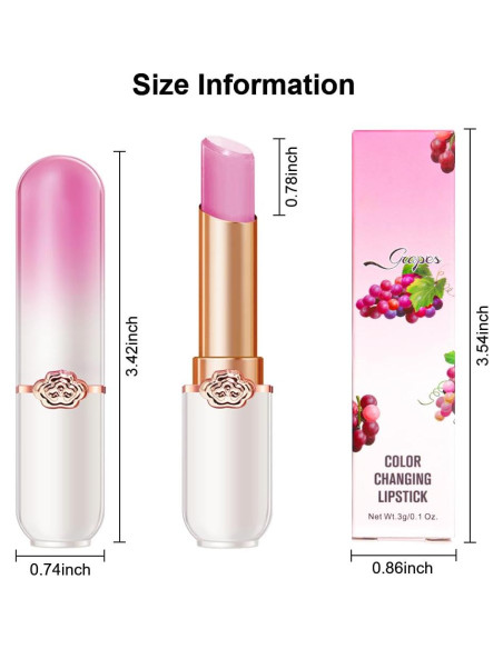 BINGBRUSH Pintalabios Hidratante Cambia de Color 6Pcs Set BINGBRUSH Pintalabios Hidratante Cambia de Color 6Pcs Set