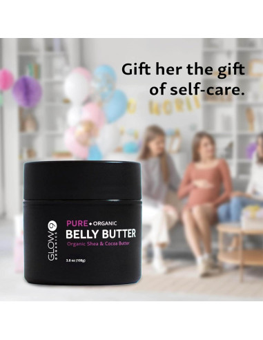 Mantequilla para Barriga Glow Organics 107g - Crema Estrías Embarazo