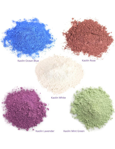 Arcilla Kaolin Cosmética ClearLee 5 Colores 100% Natural 28g