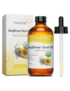 Aceite de Semilla de Girasol Orgánico PHATOIL 118 ml - Hidratante Piel y Cabello
