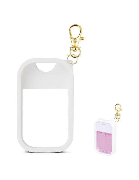 Funda de Silicona COCGVEL para Spray Desinfectante 30 ml Blanco