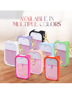 Funda de Silicona COCGVEL para Spray Desinfectante 30 ml Blanco 2