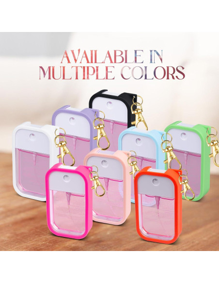 Funda de Silicona COCGVEL para Spray Desinfectante 30 ml Blanco