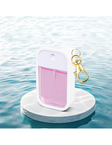 Funda de Silicona COCGVEL para Spray Desinfectante 30 ml Blanco