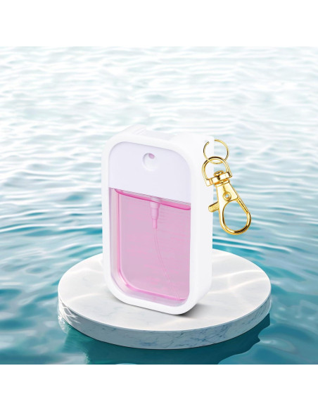 Funda de Silicona COCGVEL para Spray Desinfectante 30 ml Blanco