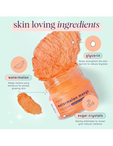 Duo Exfoliante y Gel de Ducha SpaLife Sandía y Mango 2 Piezas