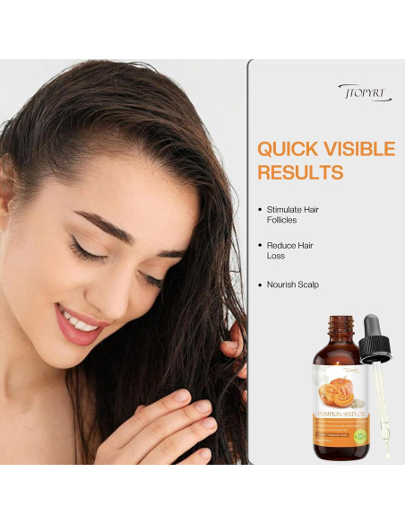 Aceite de Semilla de Calabaza Orgánico Jtopyrt 2PCS Hidratante