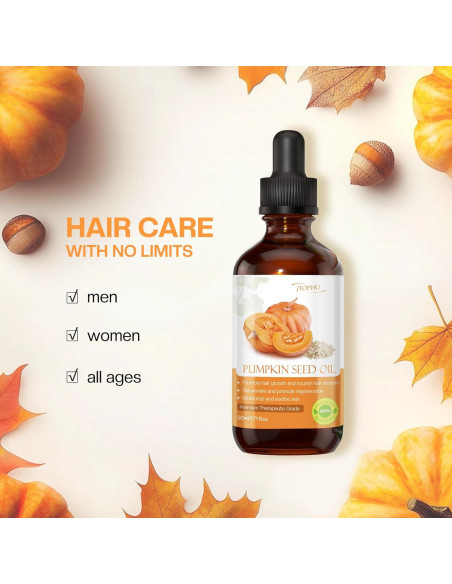 Aceite de Semilla de Calabaza Orgánico Jtopyrt 2PCS Hidratante