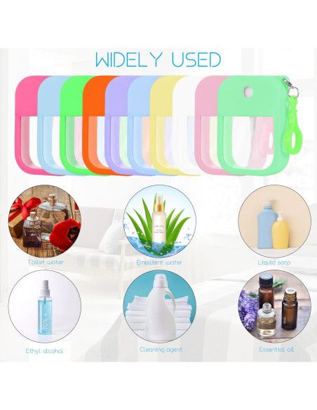 Juego de 10 Botellas de Spray Rellenables VIEKIER 38ml Juego de 10 Botellas de Spray Rellenables VIEKIER 38ml