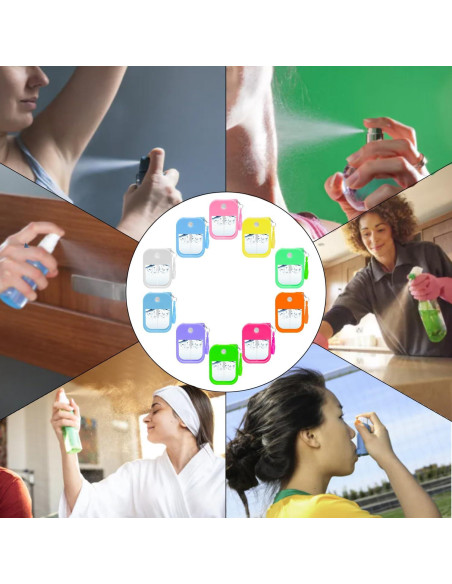 Juego de 10 Botellas de Spray Rellenables VIEKIER 38ml Juego de 10 Botellas de Spray Rellenables VIEKIER 38ml