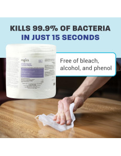 Toallitas Antibacteriales Zogics - 3200 Toallitas Desinfectantes 2