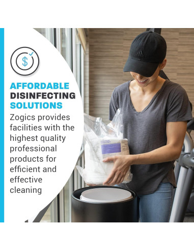 Toallitas Antibacteriales Zogics - 3200 Toallitas Desinfectantes