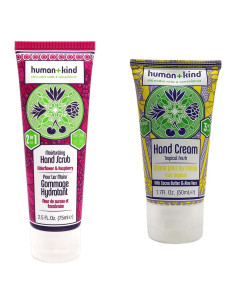 Juego de Cuidado de Manos Human+Kind - Exfoliante y Crema 2 Piezas