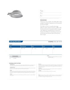 Luz de área LED exterior Lithonia Lighting 20W Ovalada 1900 lúmenes 2