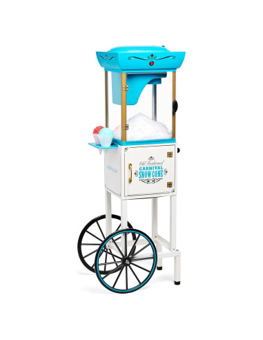 Máquina de Hielo Raspado Nostalgia SCC399 - Carrito Retro Blanco