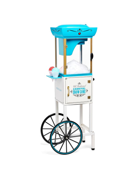 Máquina de Hielo Raspado Nostalgia SCC399 - Carrito Retro Blanco Máquina de Hielo Raspado Nostalgia SCC399 - Carrito Retro Blanco