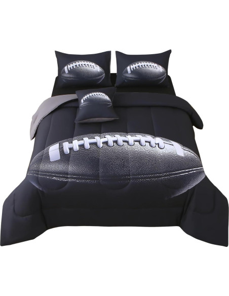 Conjunto de Edredón Temático de Fútbol JQinHome 6 Piezas