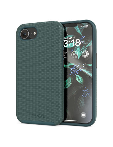 Funda Dual Guard Crave para iPhone 16e - Verde Bosque