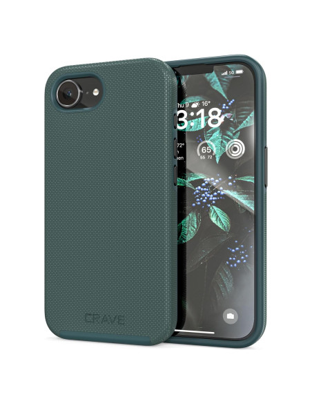 Funda Dual Guard Crave para iPhone 16e - Verde Bosque Funda Dual Guard Crave para iPhone 16e - Verde Bosque