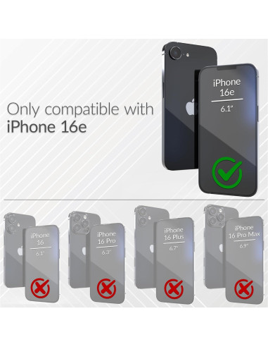 Funda Dual Guard Crave para iPhone 16e - Verde Bosque