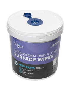 Toallitas Antibacterianas Zogics 800 Unidades + Dispensador 2