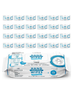 Toallitas Desinfectantes para Manos Juniper CLEAN 1728 Pzs
