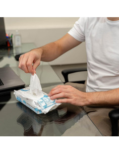 Toallitas Desinfectantes para Manos Juniper CLEAN 1728 Pzs 2