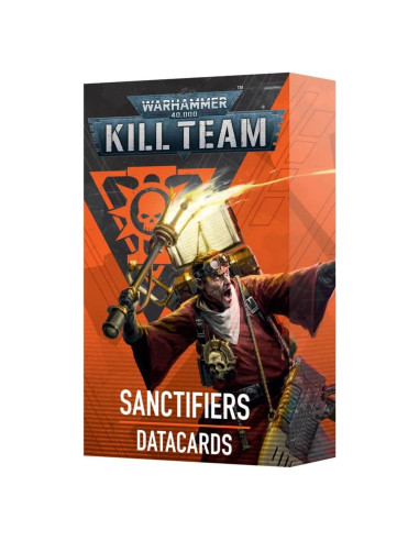 Tarjetas de Datos Santificadores Warhammer 40k Kill Team - 37 Piezas