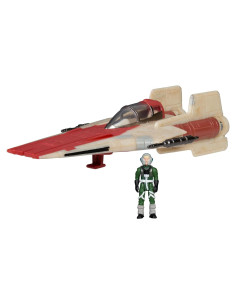 Vehículo A-Wing Star Wars Micro Galaxy 17 cm con Figura 2.5 cm
