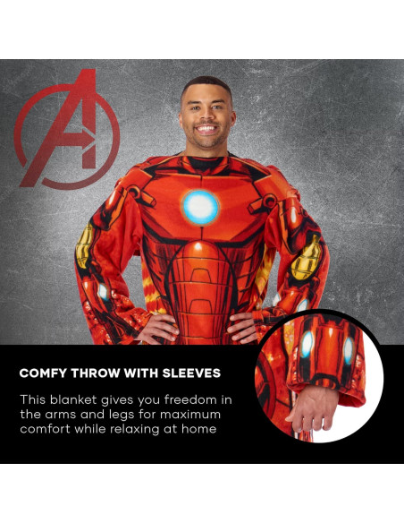 Manta Comoda Iron Man Northwest 122x180 cm Multicolor