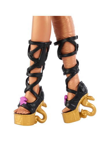 Muñeca Nefera De Nile Monster High con 7 Accesorios y Mascota