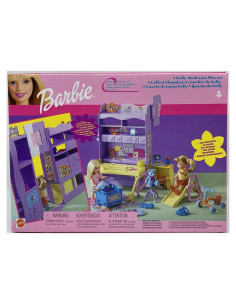Juego de Juego Barbie Kelly Dormitorio Mattel 2001 Multilingüe