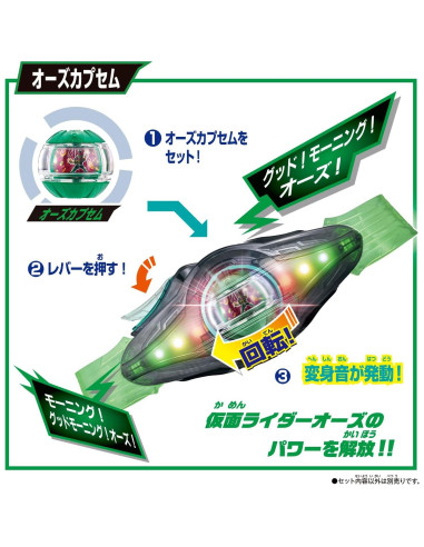 Conjunto de Cápulas Kamen Rider Zetz DX 02 - Bandai