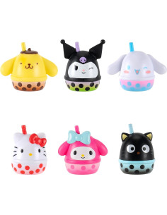 Squish-a-longs Hello Kitty Boba Mini-Squish 6-Pack 2