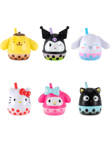 Squish-a-longs Hello Kitty Boba Mini-Squish 6-Pack