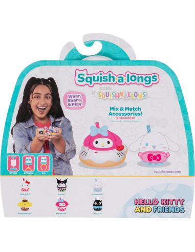 Squish-a-longs Hello Kitty Boba Mini-Squish 6-Pack