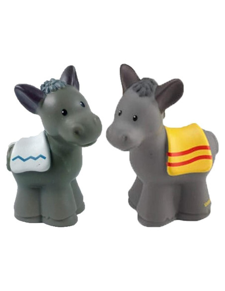 Repuesto Burros Fisher Price Little People Pesebre - Par