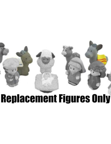 Repuesto Burros Fisher Price Little People Pesebre - Par